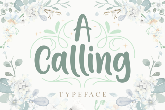 A Calling Free Download: A Beautiful Script Handwritten Font
