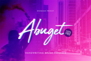 Abuget Free Script: A Refreshing Brush Stroke Typeface for Modern Web Design