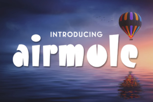 Airmole: Theatrical Sans Serif for Bold Web Headers