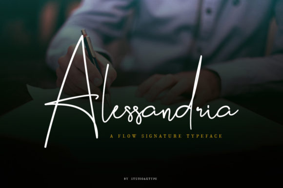 Alessandria Script Font for Elegant Branding