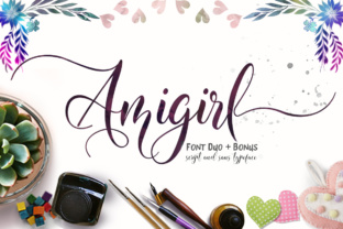Amigirl Typeface Review for Stylish Campaign Design