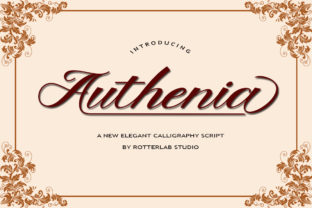 Authenia Script: Elevate Your Brand Identity with Vintage Elegance