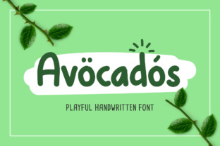 Avocados Typeface Review: A Playful Script Handwritten Font for Editorial Design