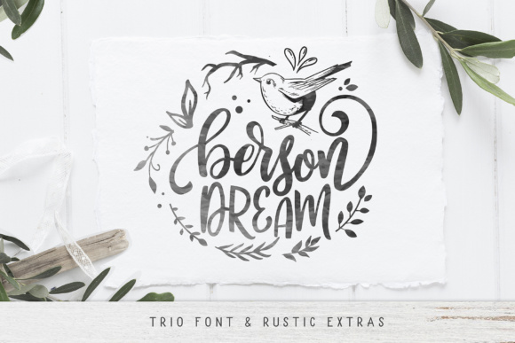 Berson Dream Font Review for Handmade Brands