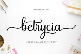 Betrycia Typeface Review: A Modern Script for Editorial Design