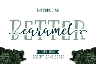 Better Caramel Trio: A Script Handwritten Font for Campaign Clarity