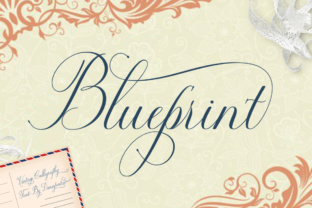 Blueprint Free Download: Elegant Script Handwritten Font
