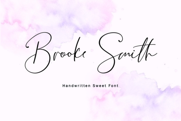 Brooke Smith Script Typeface for Modern Brand Identity