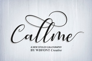 Callme Script: Elevate Brand Identity with Smooth Handwritten Fonts