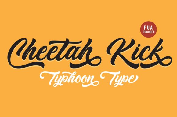 Cheetah Kick: The Striking Script Font for Digital Branding