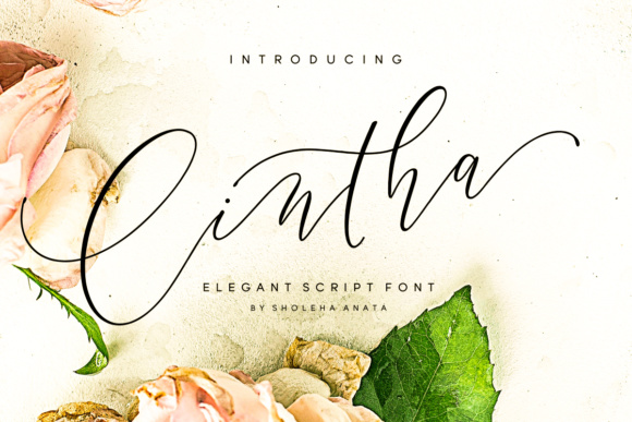 Cintha Script Font for Elegant Campaign Design