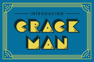 Crack Man: The Retro-Nostalgic Display Typeface for Modern Web Projects