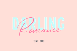 Darling Romance Duo: Elegant Script Fonts for Web Design