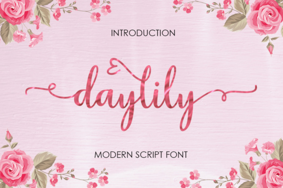 Daylily Script: Modern Handwritten Fonts for Digital Branding