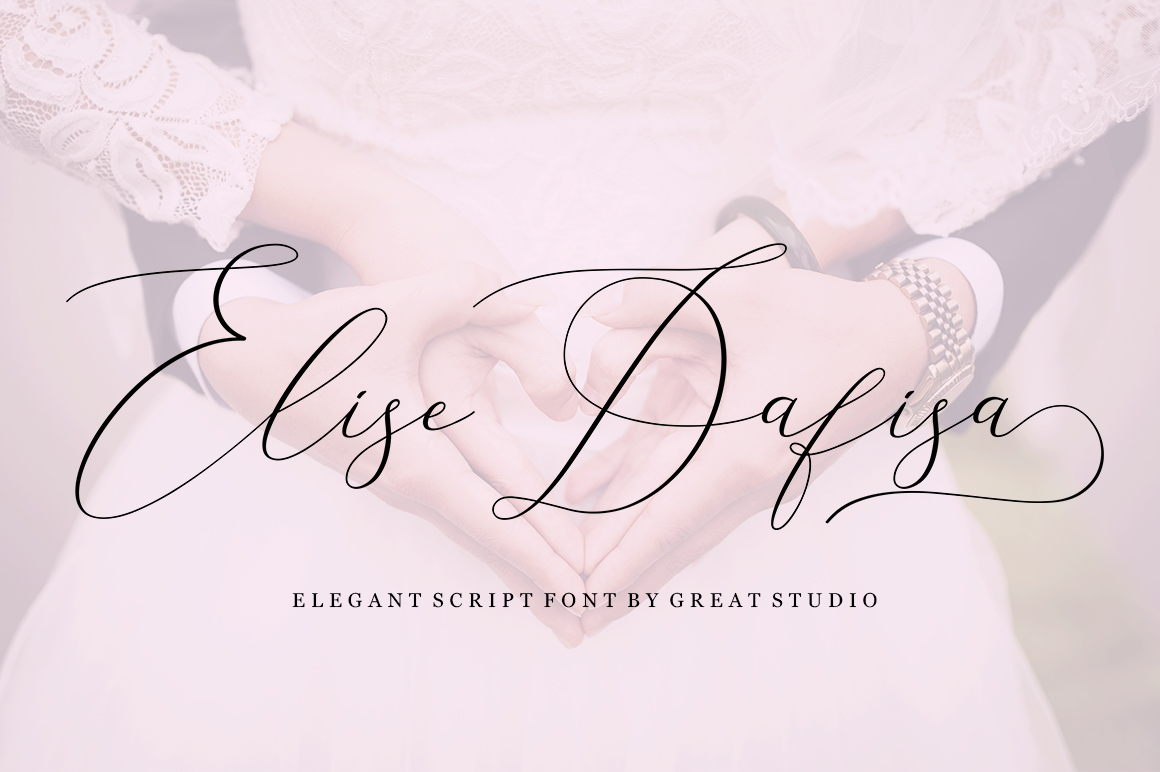 Elise Dafisa Script: A Modern Calligraphy Font for Romantic Campaigns
