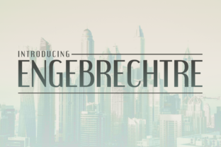 Engebrechtre Display Typeface Review for Campaign Design