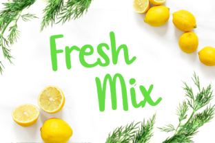 Fresh Mix: The Perfect Springtime Script Font for Handmade Brands