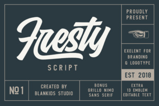 Fresty Script Font for Modern Brand Identity