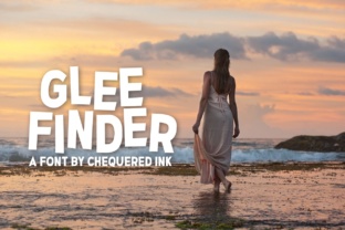 Glee Finder: The Cartoon Cutout Font for High-Impact Campaign Visuals
