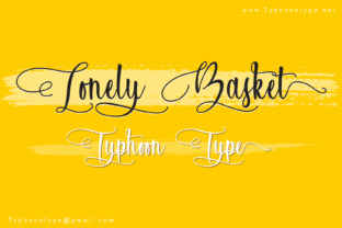 Lonely Basket Typeface Review for Crafters