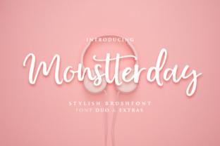 Monstterday Script: The Elegant Copperplate Typeface for Handmade Brands