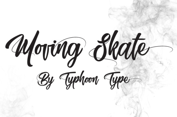 Moving Skate: A Beautiful Handwritten Cursive Font for Boutique Branding