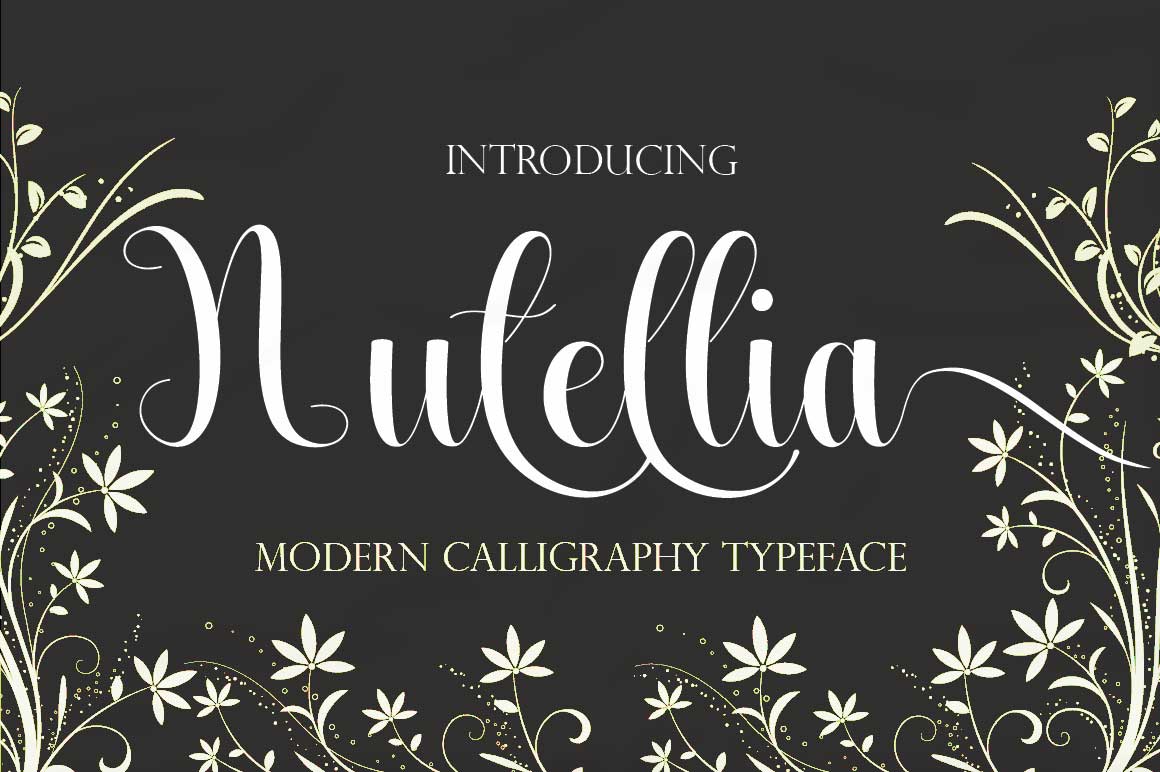 Nutellia Typeface Review: Elegant Script for Modern Web Design