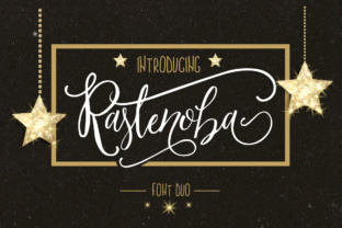 Rastenoba Script: Elegant Modern Typeface for Branding