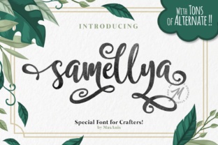 Samellya: A Modern Script Font for Creative Branding