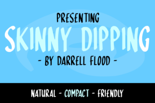 Skinny Dipping: The Tall, Thin Sans Serif Font for Sleek Campaign Design