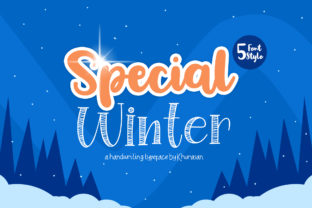 Special Winter Family: The Script Handwritten Font for Dynamic Campaign Visuals