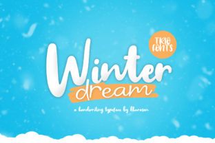 Winter Dream Trio: A Creative Font for Handmade Branding